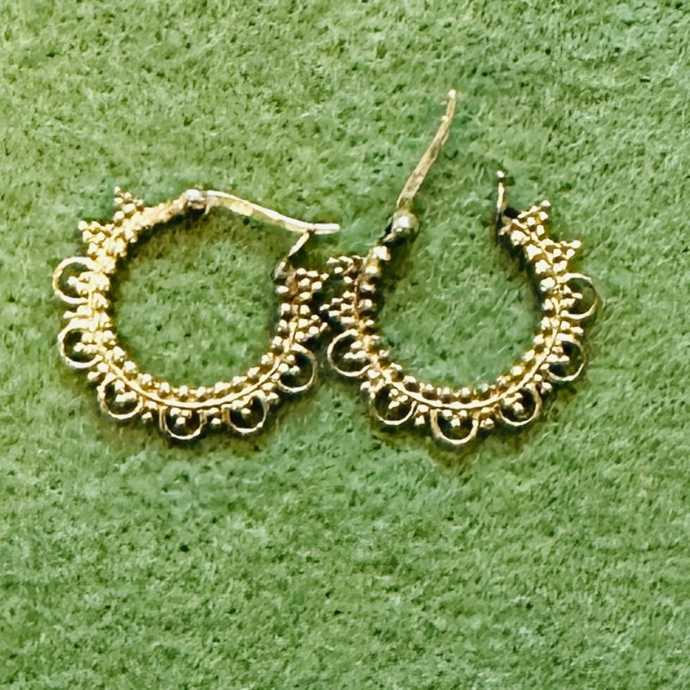 Gold Hoop Earrings